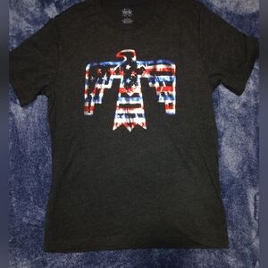 Patriotic Charcoal Graphic Tee